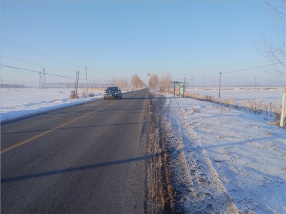 連接德惠市與太興村的德前公路寬闊通暢。德惠市委宣傳部供圖