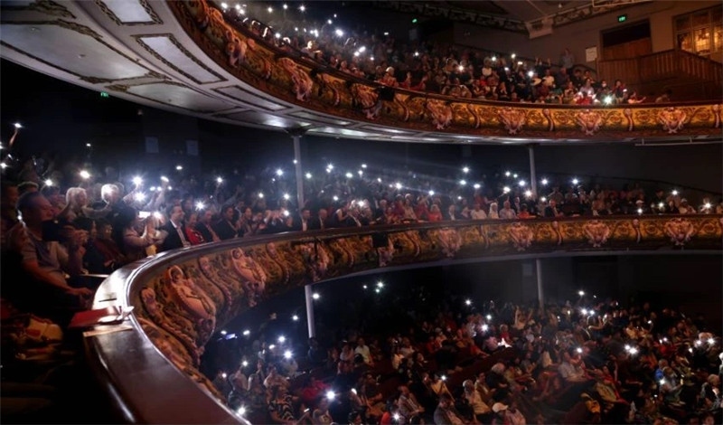 2024年“四海同春”慰僑訪演團(tuán)亞太團(tuán)新西蘭惠靈頓演出現(xiàn)場。圖片由陸欣讌、孟韜、葉勇提供