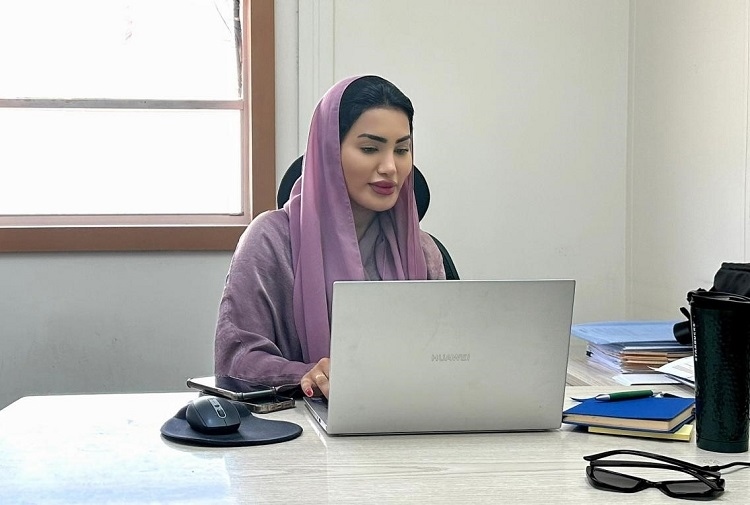 卡爾圖姆在工作中。中石化南京工程中東公司供圖