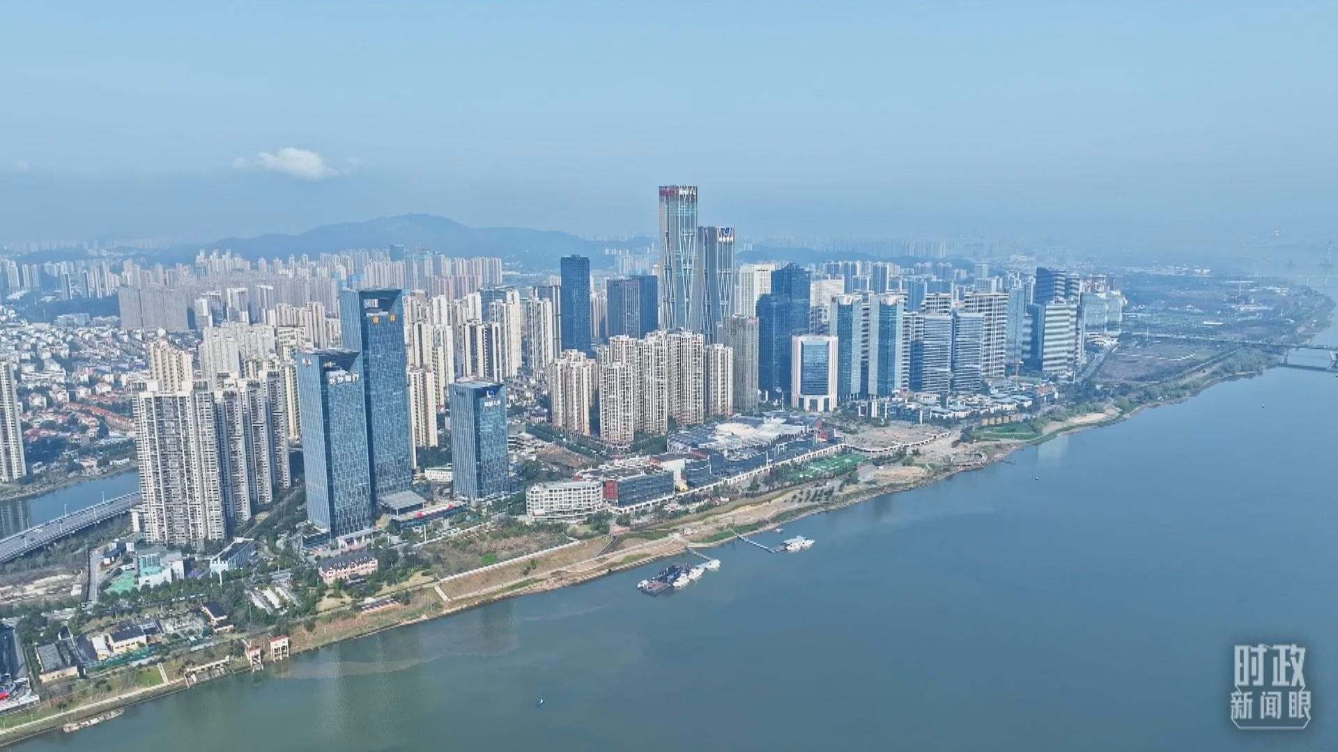 △俯瞰長沙。（總臺央視記者范凱拍攝）