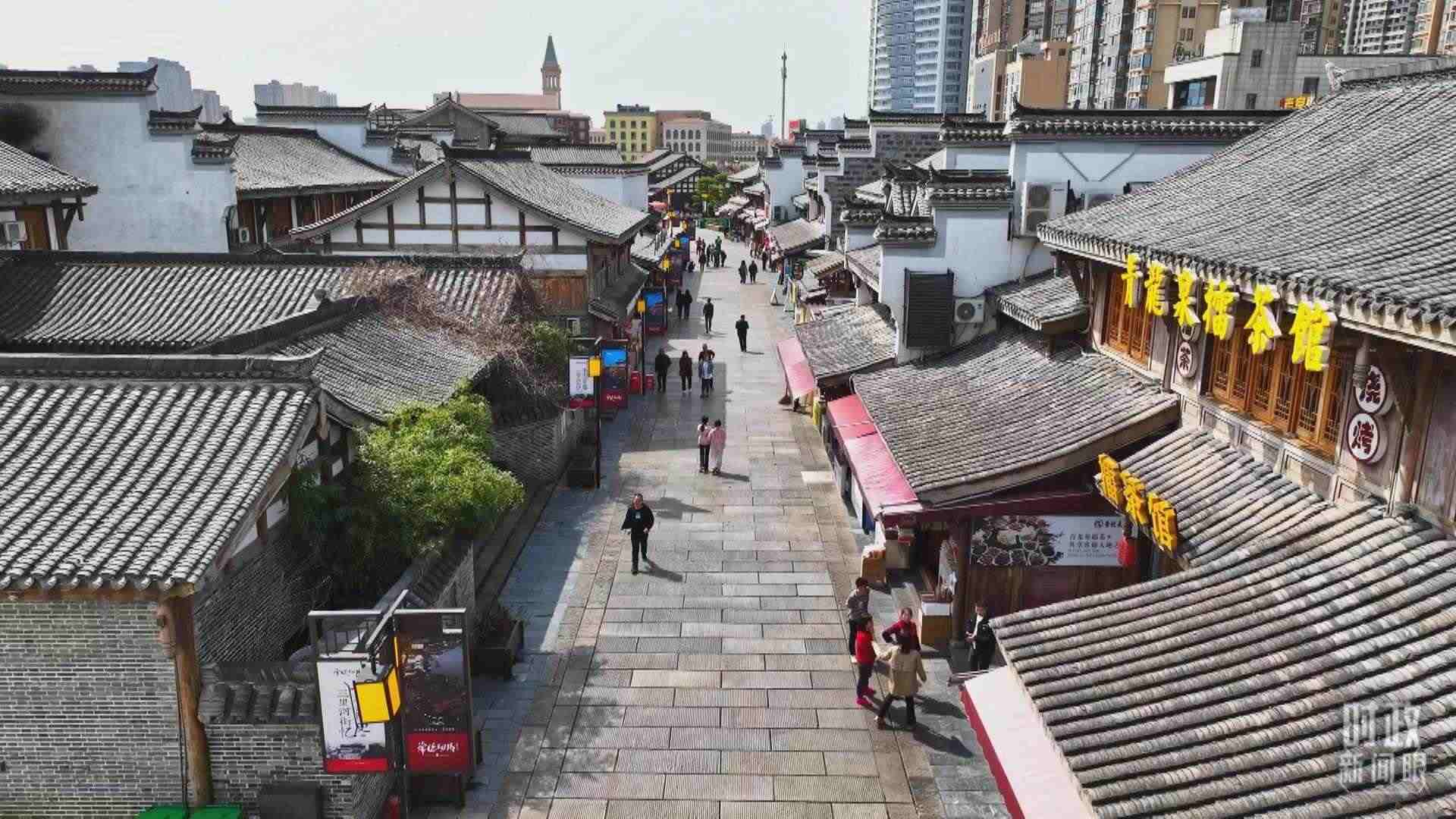 △常德河街。（總臺記者姚鵬、溫盛強拍攝）