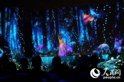 原創(chuàng)舞蹈《萬(wàn)物有靈》。人民網(wǎng)記者 李發(fā)興攝