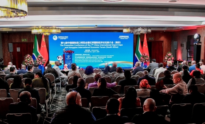 現(xiàn)場(chǎng)照片。（圖片來(lái)源：中國(guó)國(guó)際進(jìn)口博覽會(huì)官微）