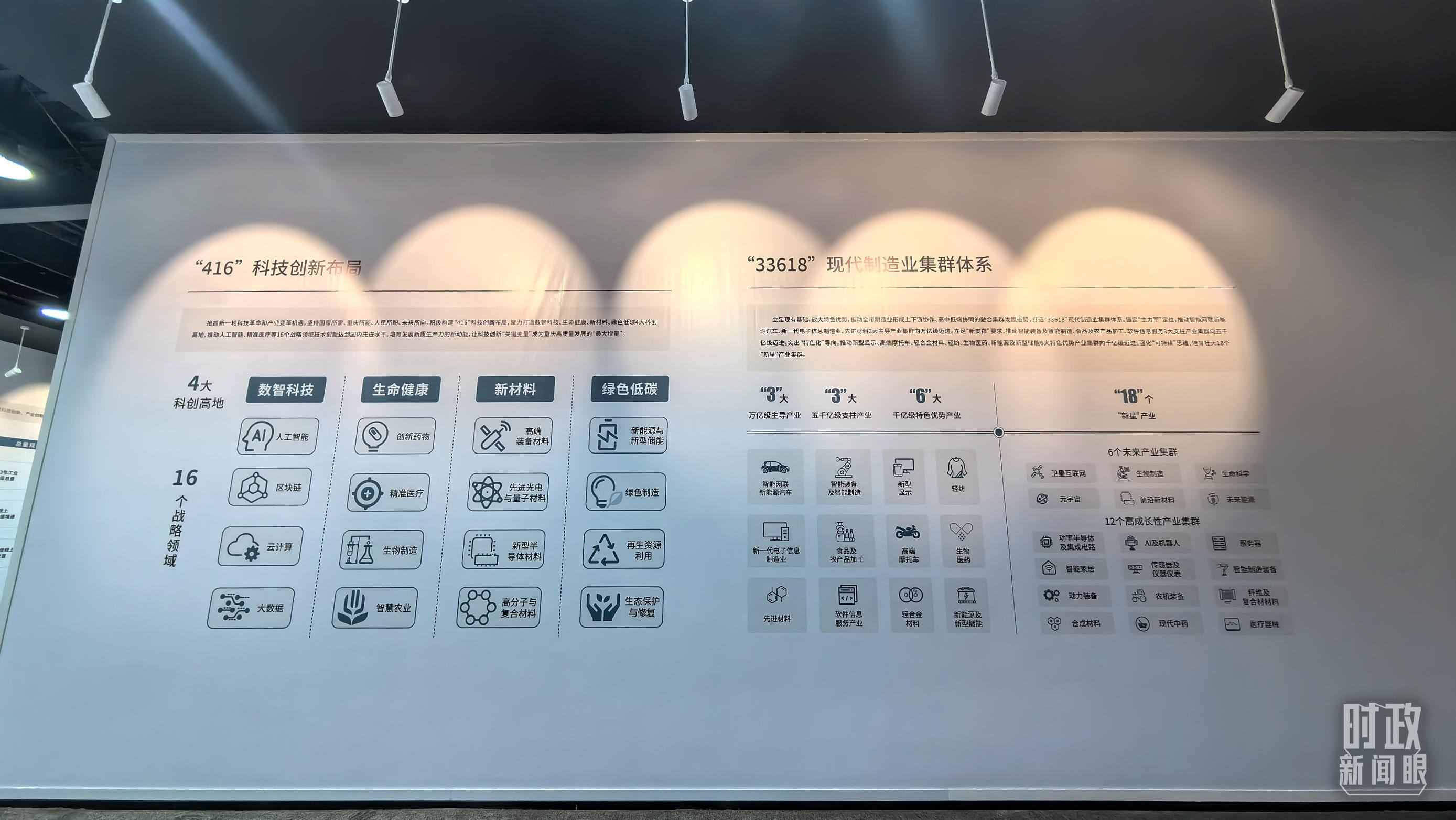 △重慶科技創(chuàng)新和產(chǎn)業(yè)發(fā)展成果展示。（總臺(tái)央廣記者潘毅拍攝）