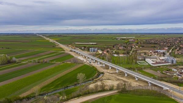 匈塞鐵路塞爾維亞境內(nèi)。中國(guó)鐵路國(guó)際有限公司供圖