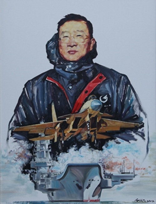 《羅陽》油畫。校方供圖