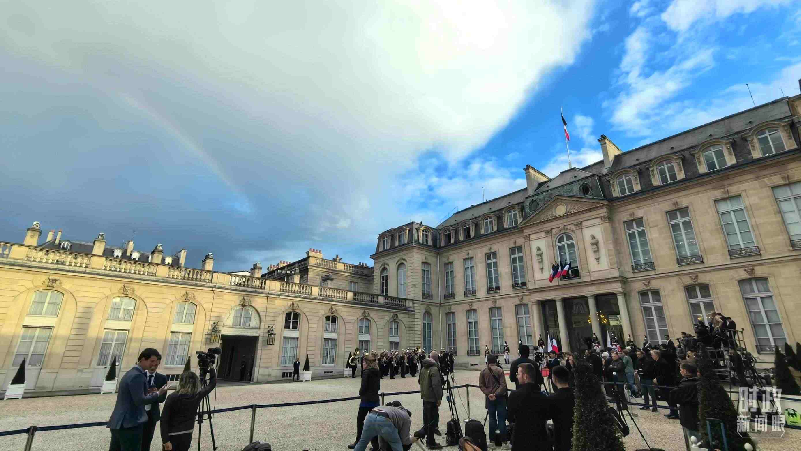 △愛麗舍宮。（總臺央視記者馬超拍攝）