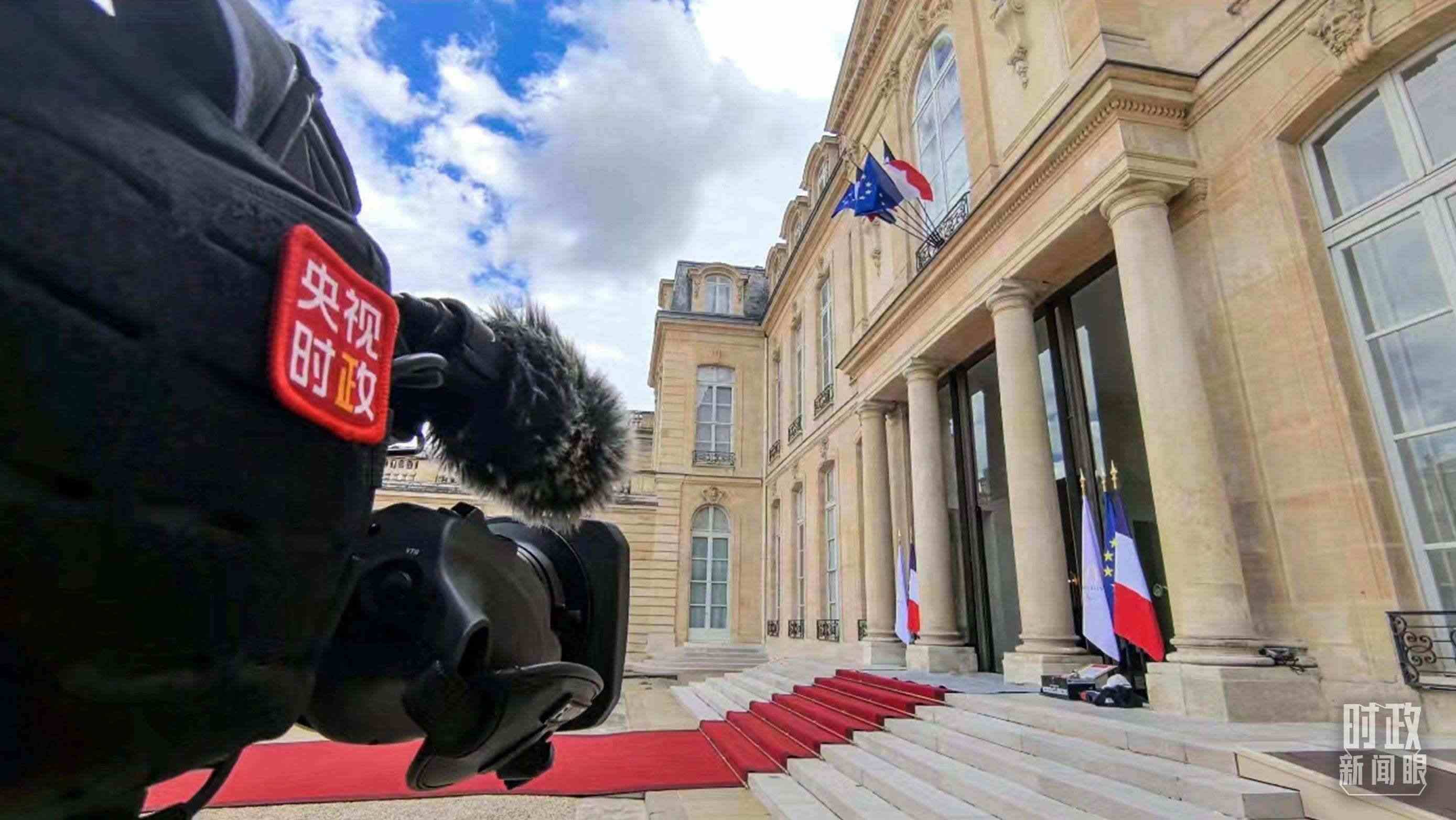 △愛麗舍宮。（總臺央視記者陸泓宇拍攝）