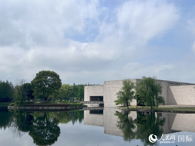 良渚博物院外觀。人民網(wǎng)記者 崔越攝