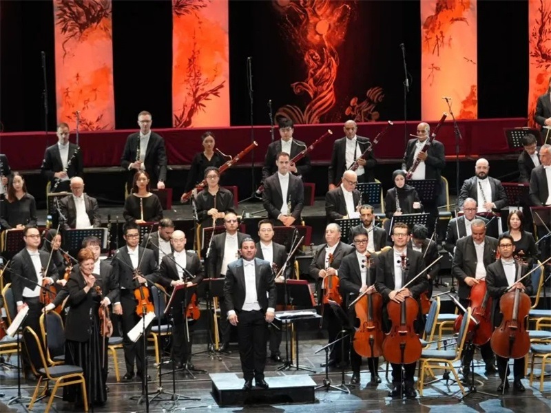 阿爾及爾歌劇院交響樂團(tuán)演出活動(dòng)現(xiàn)場(chǎng)。蘇州交響樂團(tuán)供圖