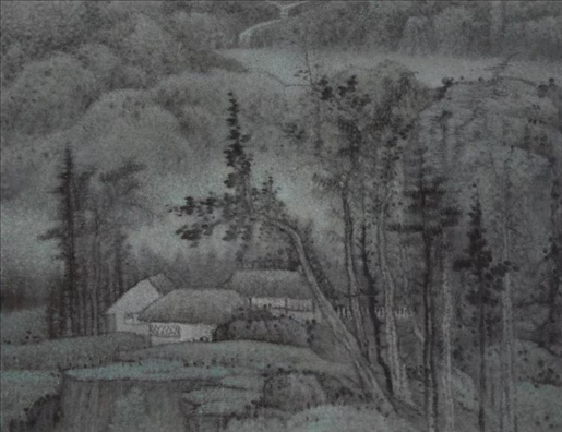 王秦生畫作《晨寂》。主辦方供圖