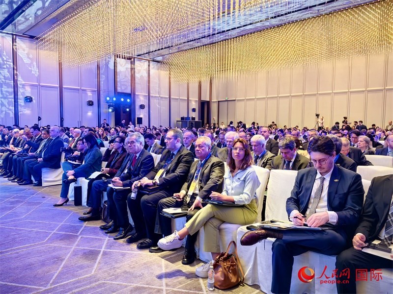 中國—巴西商業(yè)研討會現(xiàn)場。人民網(wǎng)記者 符園園攝