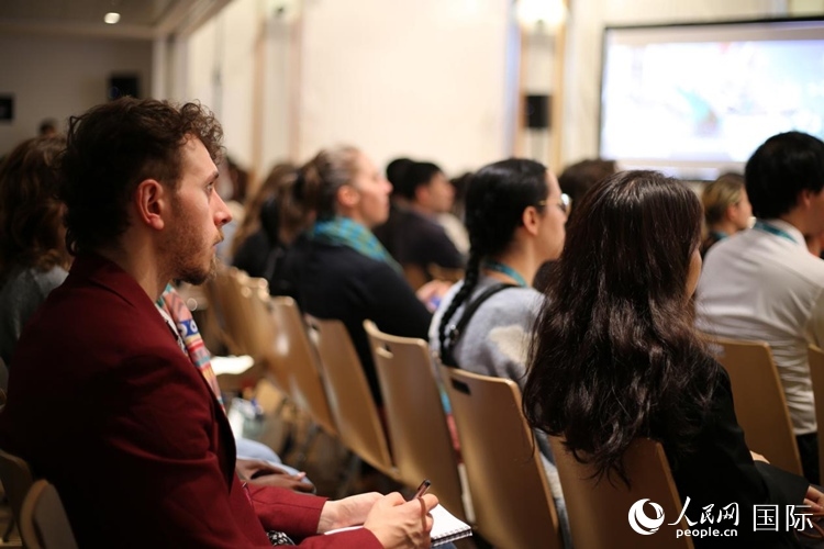 中國優(yōu)秀動(dòng)畫作品推介會(huì)現(xiàn)場。人民網(wǎng)記者 于超凡攝