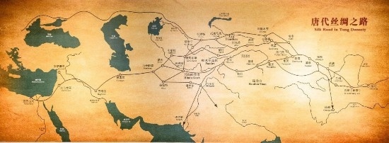 唐代絲綢之路，經(jīng)過新疆眾多地區(qū)。（圖片來源：視覺中國(guó)）