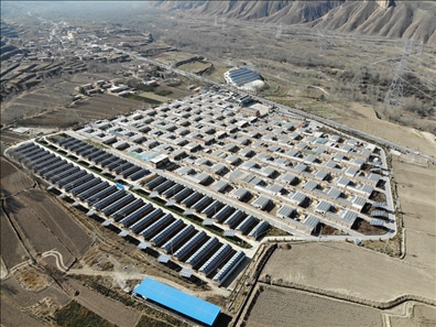 這是2020年11月6日拍攝的班彥新村全貌（無人機照片）。新華社記者 戴天放 攝