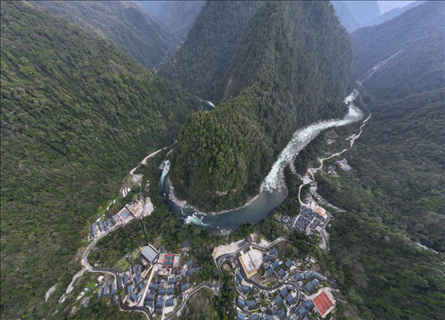 2023年3月10日，云南獨龍江航拍