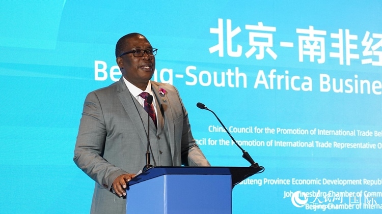 勒蘇非省長致辭。人民網(wǎng) 劉暢攝