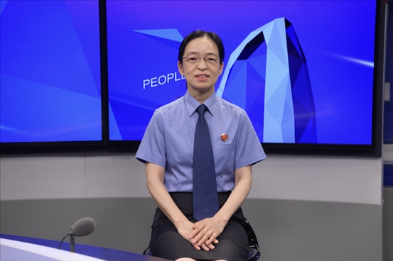 最高人民檢察院行政檢察廳二級高級檢察官張立新。人民網(wǎng)記者 王曉嘯攝