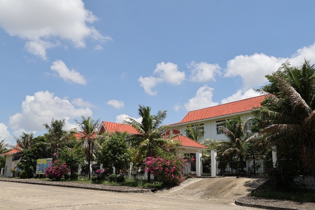 西哈努克省中柬友誼理工學(xué)院。西港特區(qū)公司供圖