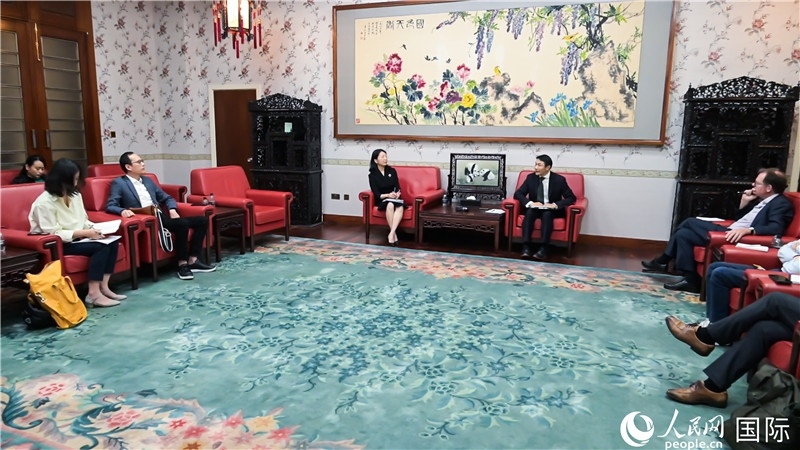 中外媒體吹風(fēng)會現(xiàn)場。 人民網(wǎng) 郭錦標攝