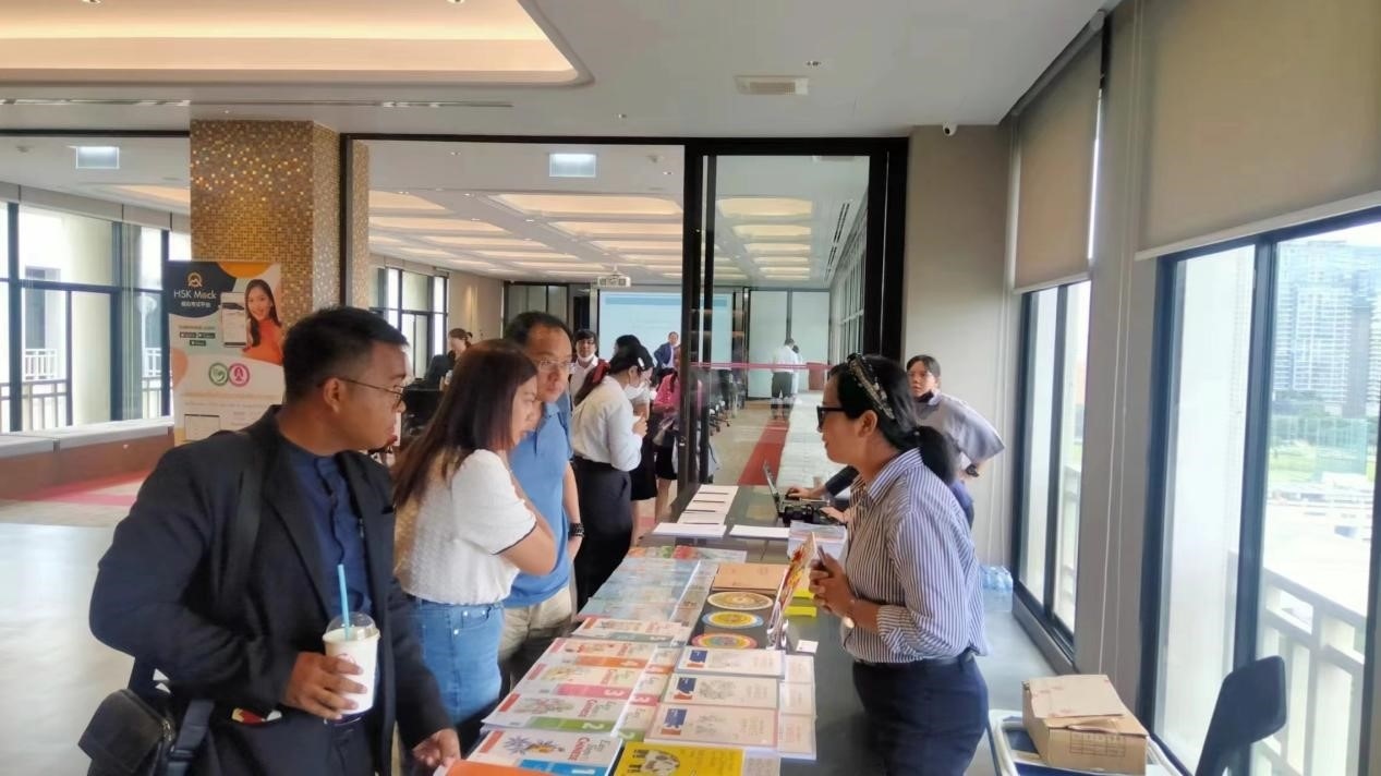 泰國中文教育精英教師高端培訓(xùn)活動現(xiàn)場。泰國朱拉隆功大學(xué)孔子學(xué)院供圖