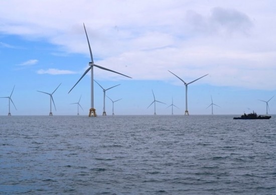 2024年6月19日拍攝的三峽集團(tuán)漳浦二期海上風(fēng)電項(xiàng)目。新華社記者 林善傳 攝