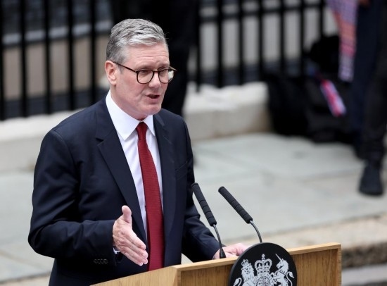  圖為英國首相斯塔默資料照片。（新華社記者李穎攝）