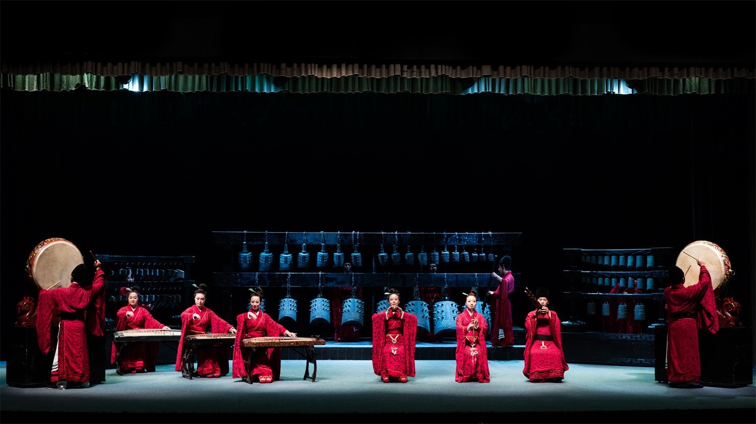 “華夏正聲——中原音樂(lè)考古復(fù)原展演”現(xiàn)場(chǎng)。河南博物院供圖