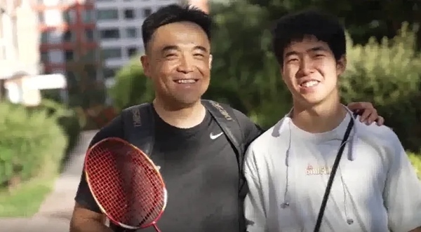 劉建波、劉傲寒父子。北航供圖