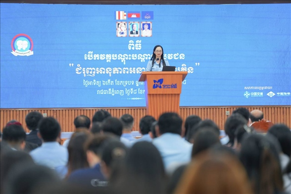 占尼莫在開幕式致辭?；顒又鬓k方供圖