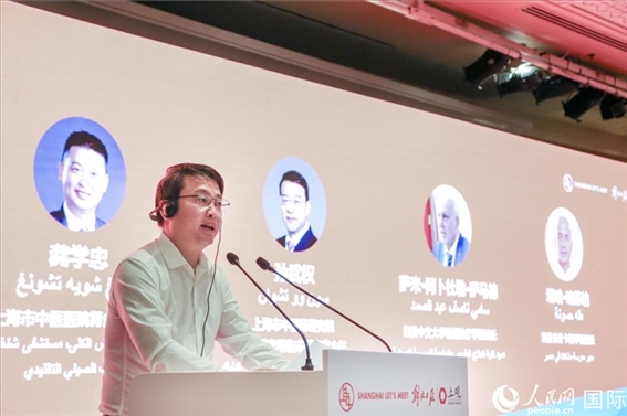 龔學(xué)忠在發(fā)言中。人民網(wǎng)記者 黃培昭攝