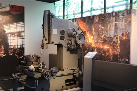 天水工業(yè)博物館內(nèi)景。新華社記者 馬莎 攝