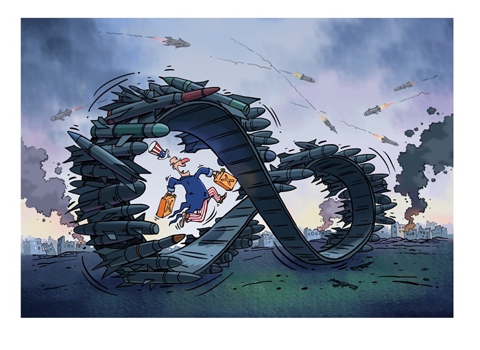 漫畫(huà)作者：馬宏亮（人民網(wǎng)版權(quán)圖片，未經(jīng)授權(quán)請(qǐng)勿轉(zhuǎn)載。）