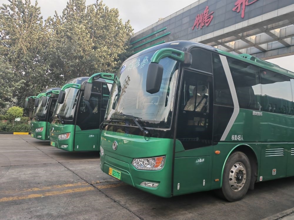 2024年9月4日拍攝的鵬飛集團(tuán)的氫能大巴車。新華社記者 王勁玉 攝