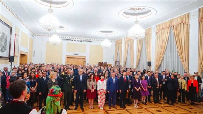 招待會現(xiàn)場。中國駐波蘭大使館供圖