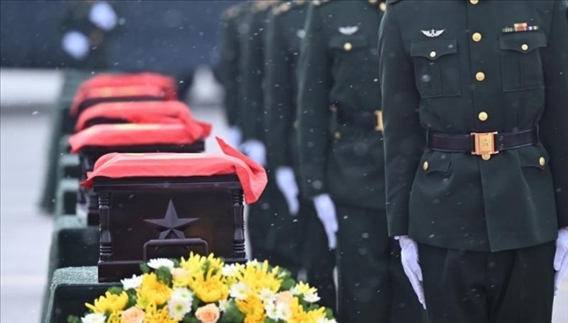 2023年11月，第十批在韓中國(guó)人民志愿軍烈士遺骸回到祖國(guó)