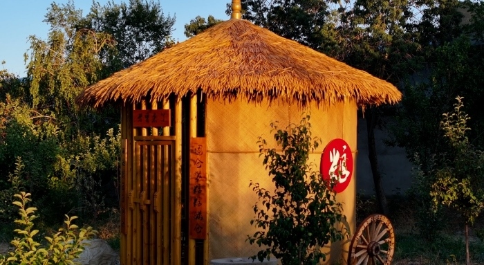 老奇臺人民法庭“土圓倉”調解室。老奇臺人民法庭供圖