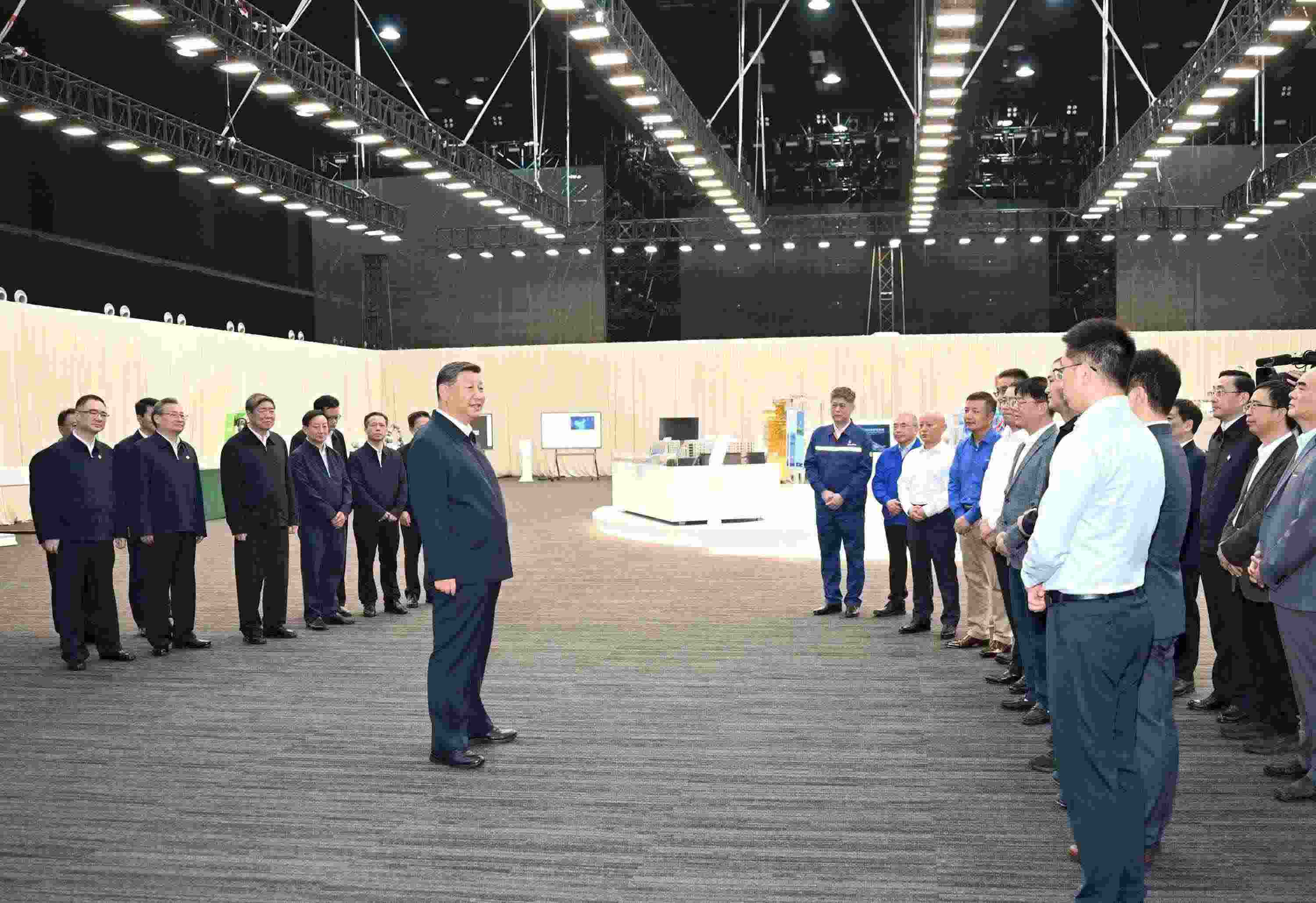 △2024年10月17日，習(xí)近平總書記在安徽省合肥濱湖科學(xué)城考察。