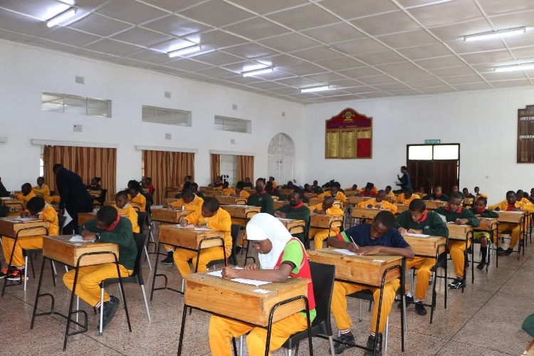 考場現(xiàn)場。埃格頓大學(xué)孔子學(xué)院供圖