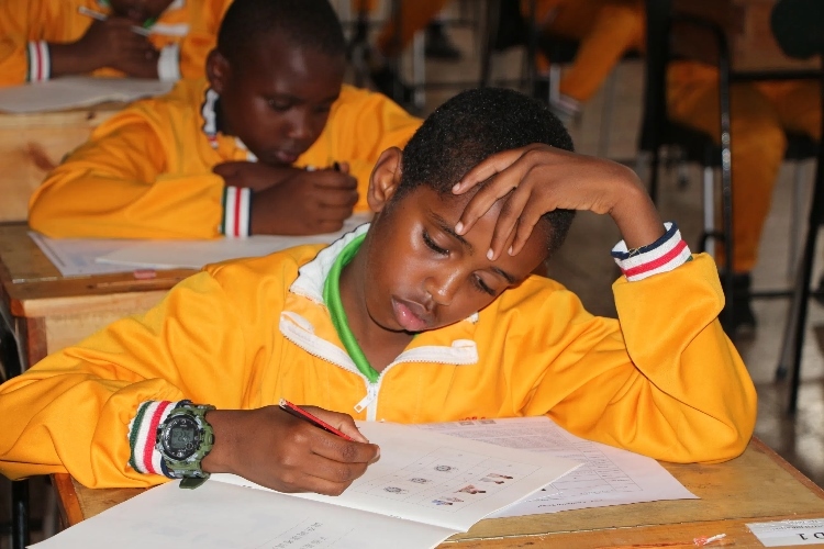 考場現(xiàn)場。埃格頓大學(xué)孔子學(xué)院供圖