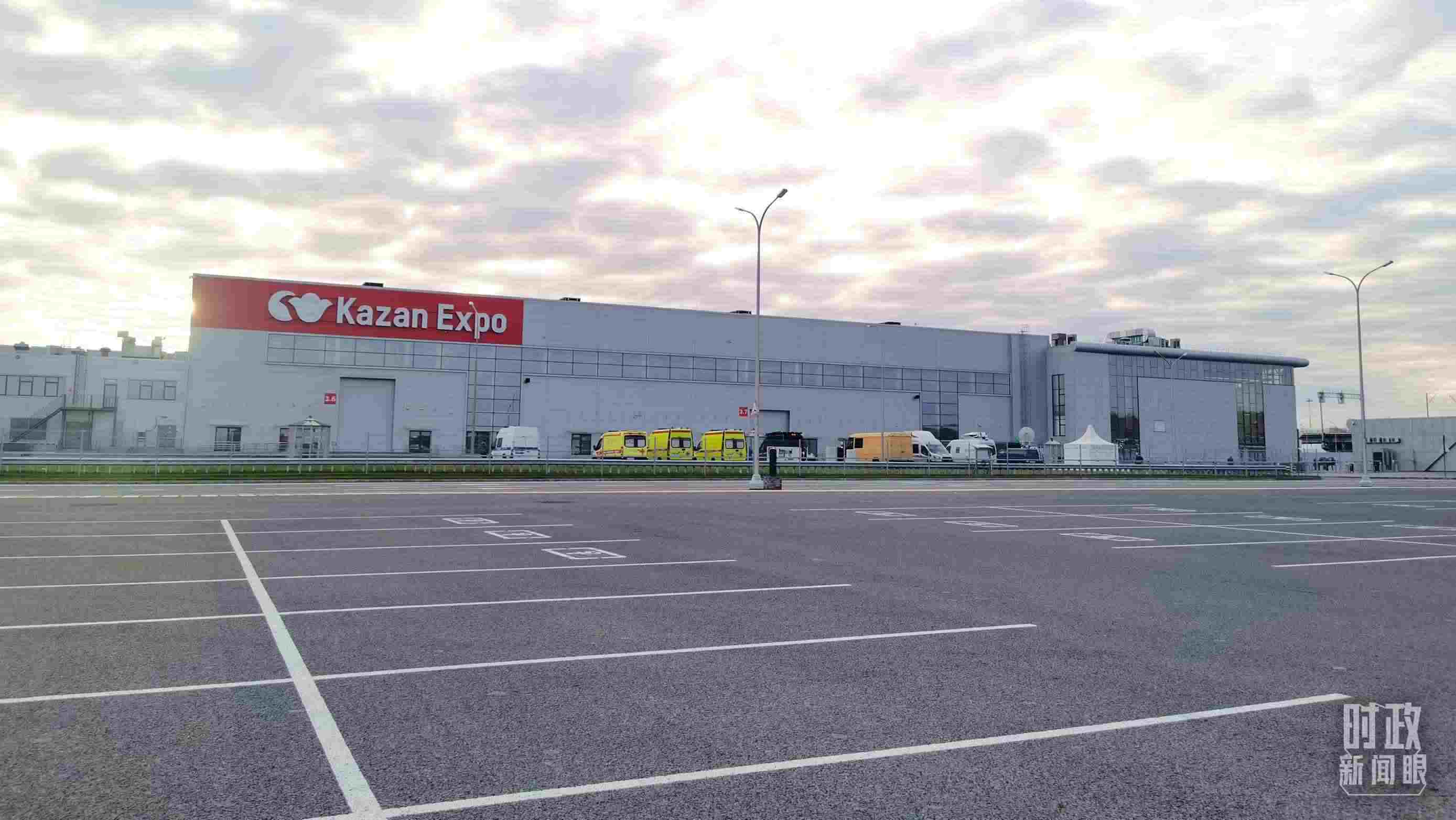 △ 喀山會(huì)展中心。（總臺(tái)央視記者曹亞星拍攝）