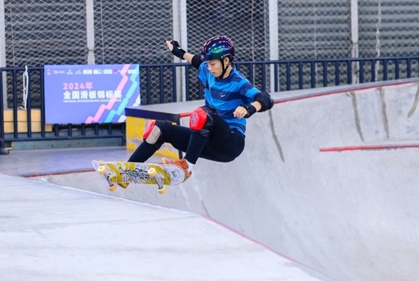 陳燁在比賽中。賽事組委會供圖