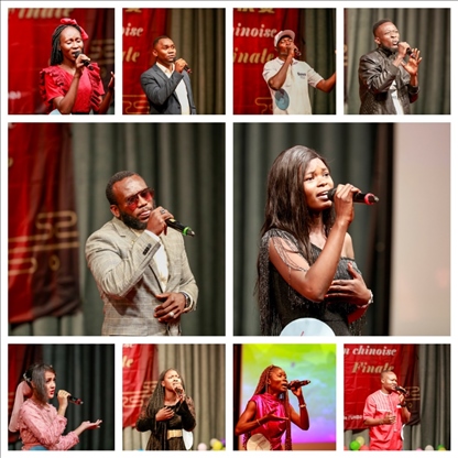 參與決賽的歌手。中國(guó)石油非洲公司供圖