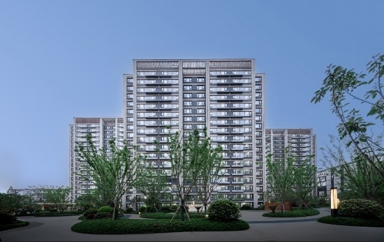 圖為改造后的中鐵臻庭小區(qū)整體外觀。王碩敏 攝