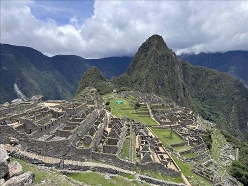 秘魯馬丘比丘古城遺址。本報記者 張朋輝 攝