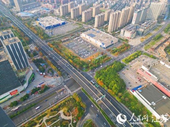 崇川區(qū)北大街便民商圈。人民網(wǎng)記者 王繼亮攝