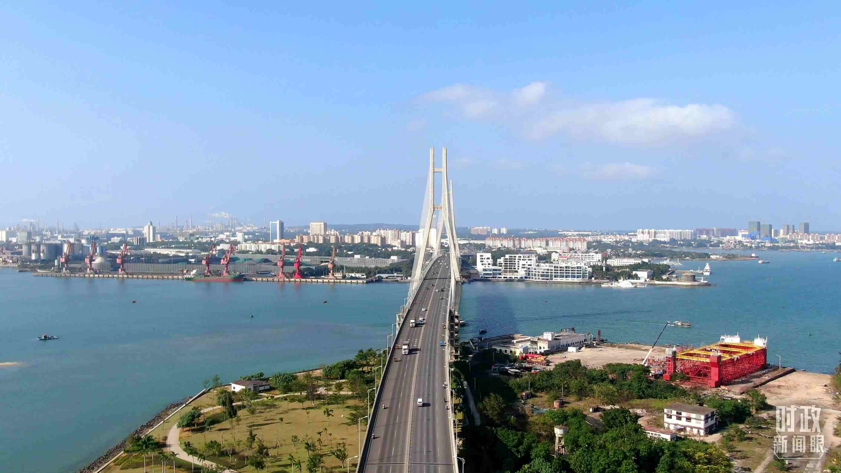 海南洋浦經(jīng)濟開發(fā)區(qū)。（總臺記者葉飛提供）