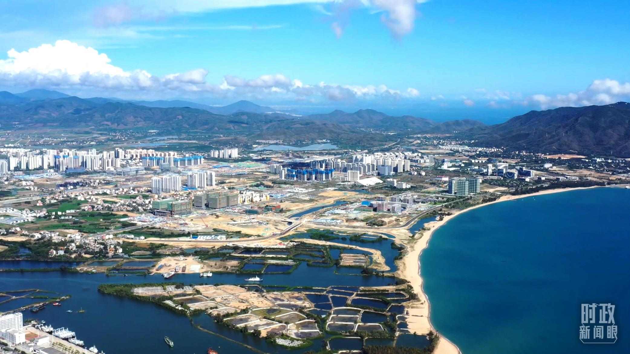 海南崖州灣科技城。（總臺記者張偉克拍攝）