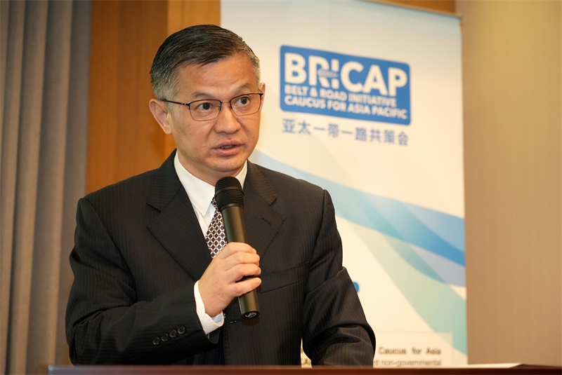 鄭學(xué)方作主旨演講。主辦方供圖