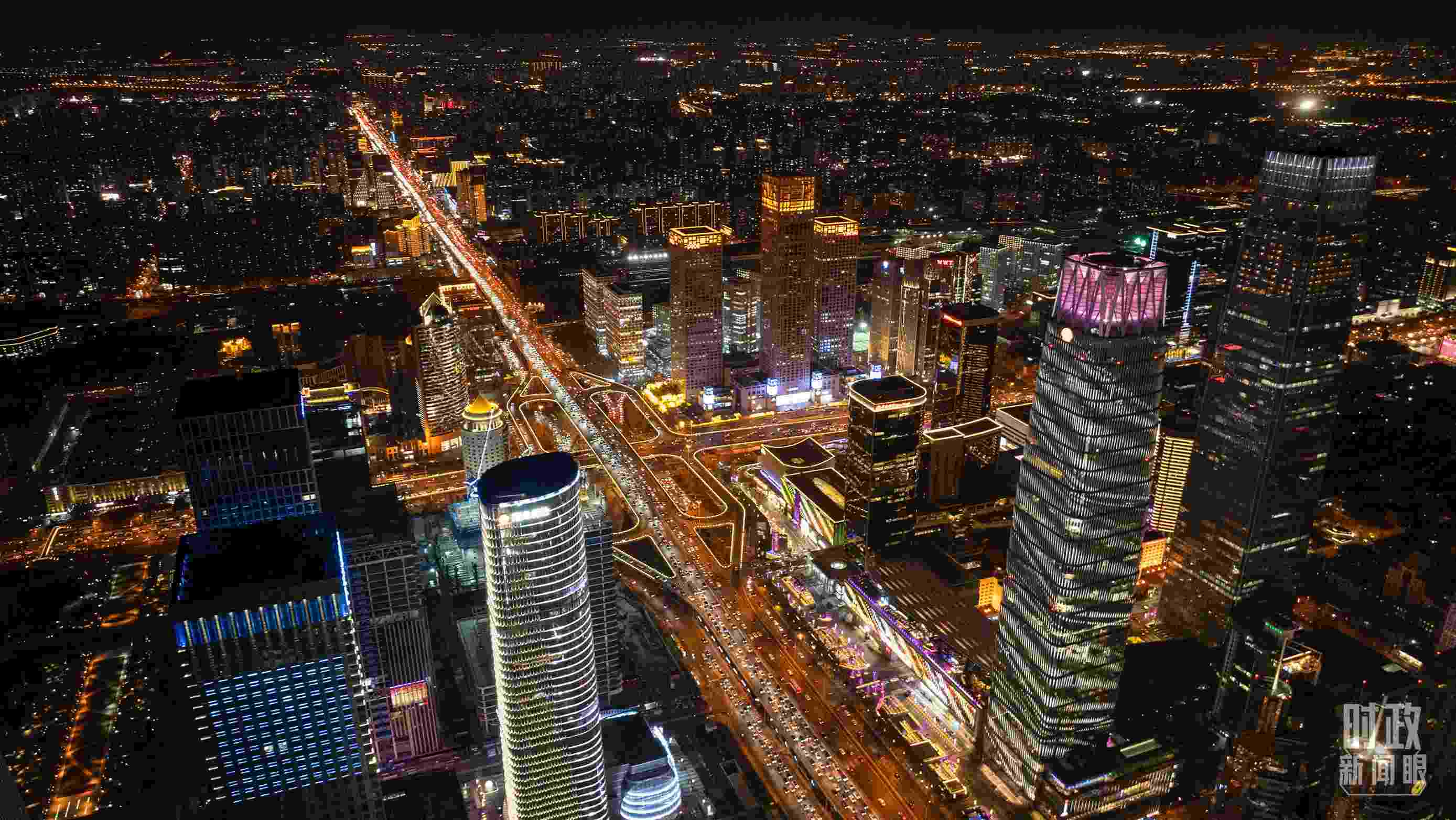 △北京CBD（中央商務區(qū)）。（總臺記者郭增浩拍攝）